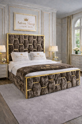 Luxury hexa gold strip bed - hexa,