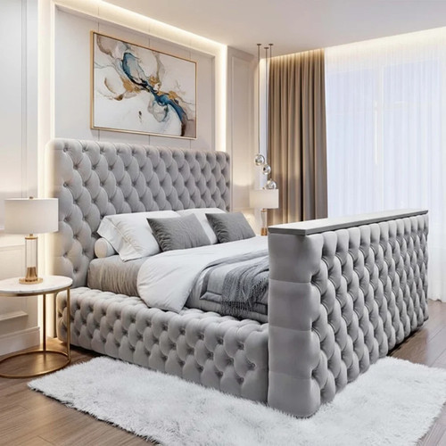 Ambassador bed frame plush - frame,