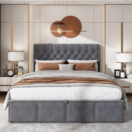 Ottoman bed frame fabric - ottoman,