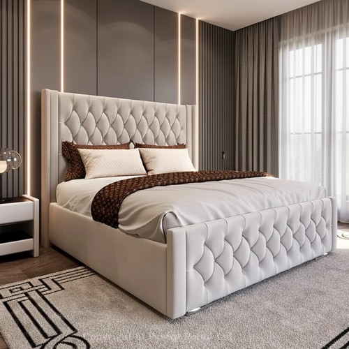 Luxury winged bed - bed, frame