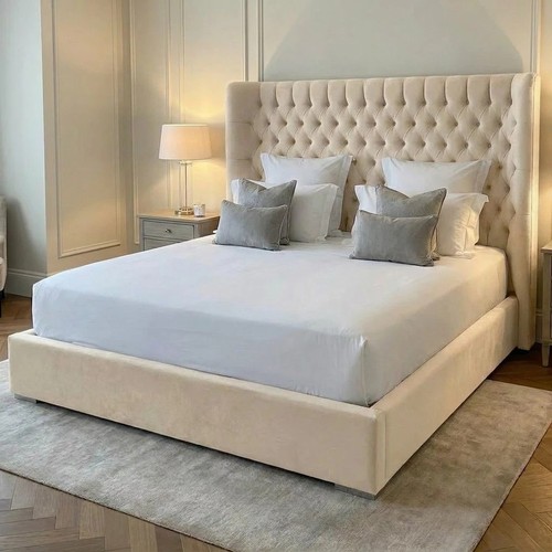 Ottoman wingback bed - bed, frame