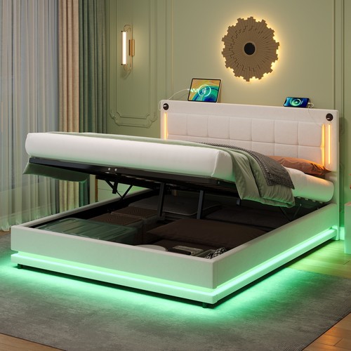 Double 4ft6 ottoman gas - double,