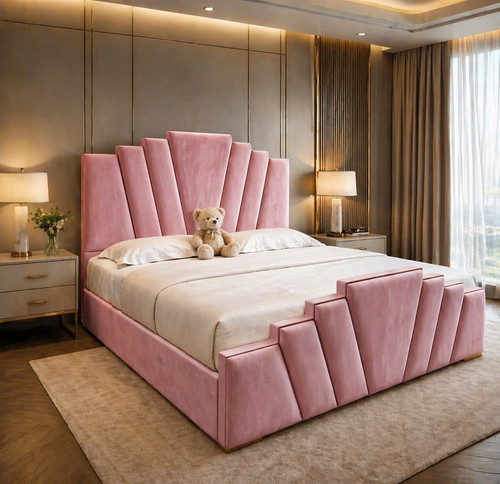 Crown ottoman bed - frame, gas
